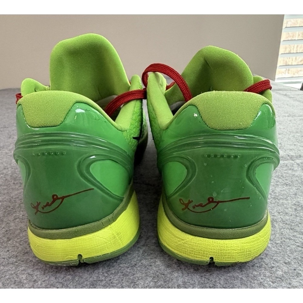 Nike‎ Zoom Kobe 6 Protro Grinch Green Apple Volt Crimson CW2190-300 Mens Size 12 - Picture 3 of 8